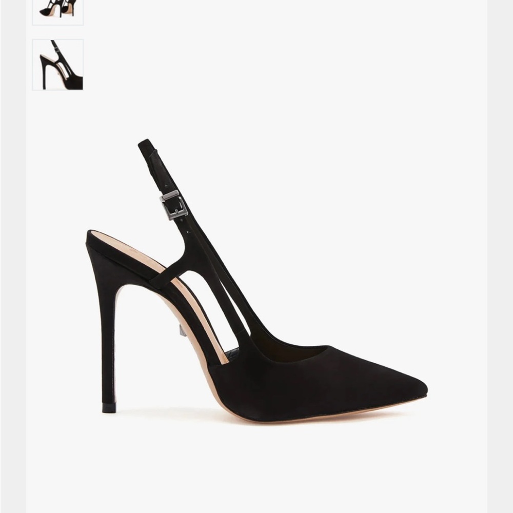 Schutz BORIS HIGH STILETTO BLACK Suede PUMP